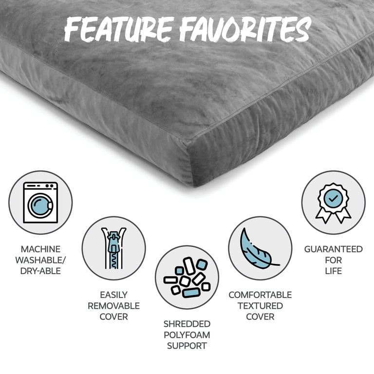 CordaRoy's Sensory Crash Pad – Plush Fur Mat For Jumping, Lounging, Sleepovers, 60x60 Inches, Made In USA