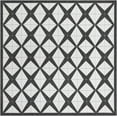 thumbnail image 2 of Unique Loom Outdoor Modern Collection Area Rug (12' Square Black and White), 2 of 6