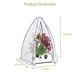 thumbnail image 7 of Heavy Duty Hexagonal Greenhouse for Outdoor Plants – Portable Garden Cold Frame with Durable PE Cover, Zippered Door, Mesh Window – Weather & Animal Protection for Vegetables, Flowers, Herbs, Fruits, 7 of 7