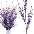 thumbnail image 1 of Ramo de jazmines Wootkey con flores artificiales, 5 unidades, 75 cm, color morado, 1 of 9