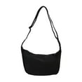 thumbnail image 3 of Bolsos de hombro casuales para mujer, bolso de hombro de gran capacidad, bolsos cruzados para axilas Negro, 3 of 9