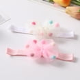 thumbnail image 3 of Gyratedream Infant Baby Girls Sweet Ball Soft Soled Princess Shoes with Big Lace Bowknot for 0-18M, 3 of 9