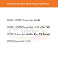 thumbnail image 2 of Max Advanced Brakes - Brake Kit for 2006 2007 Chevy HHR 2008-2010 HHR Exc SS 2009 HHR Exc SS Panel 2011 Chevy HHR Front Replacement Geomet Coated Disc Brake Rotors and Ceramic Brake Pads, 2 of 9
