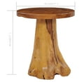 thumbnail image 2 of vidaXL Coffee Table 15.7"x15.7" Solid Teak Wood, 2 of 7