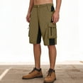 thumbnail image 2 of Frostluinai Mens Hiking Cargo Shorts Quick Dry Lightweight Shorts with Pockets Outdoor Work Shorts Fishing Casual Knee Length Shorts, 2 of 8