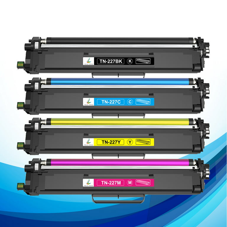 High Yield TN227 Toner Cartridge: Compatible for Brother 4 Pack  TN-227BK/C/M/Y TN 227 Replacement for HL-L3290CDW HL-L3210CW MFC-L3710CW  MFC-L3750CDW MFC-L3770CDW HL-L3270CDW L3230CDW Printer - Yahoo Shopping
