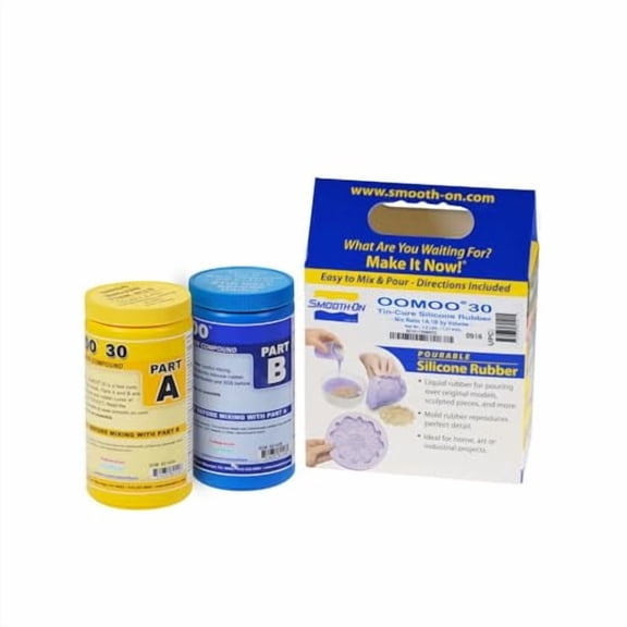 Smooth-On Oomoo 30 Silicone - 2.8 lbs