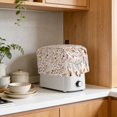 thumbnail image 4 of Toaster Cover 4 Slice, Orange Botanical Dustproof Bakeware Oven Protector with Top Hook, Fall Floral Vintage Pastoral Waterproof Small Kitchen Appliance Toasters Dust Cover, 12"x11"x8", 4 of 9