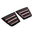 thumbnail image 2 of 2pcs Gloss Black Side Vent Window Cover ABS Window Scoops Louver Replacement for Dodge Charger 2011‑2021Black Red, 2 of 9