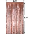 thumbnail image 4 of 1 cortina de flecos de papel de aluminio metálico de 3 m para fondo de fotografía de fiesta, decoración de bodas, 4 of 4
