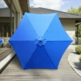 thumbnail image 3 of Astella 9\' Wood-Grain Market Patio Umbrella, Multiple Colors, 3 of 9