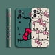 thumbnail image 5 of Cute Hello K-Kitty Line Cat Phone Case For OPPO Realme 10 9 8 8I C30 C31 C33 C35 C55 GT NEO 2 3 5 NARZO 50 5G Case Funda Shell, 5 of 5