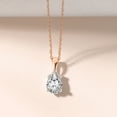 thumbnail image 3 of 3 Carat Pear IGI Certified Lab Grown Diamond Pendant Necklace For Women | FG-VS Solitaire Pendant Necklace 14K Yellow Gold | Martina Solitaire, 3 of 6