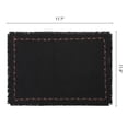 thumbnail image 6 of Unique Bargains 4pcs Washable Kitchen Table Mat Black 15.7"x11.8", 6 of 6