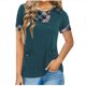 thumbnail image 2 of Fiudx Ropa de Mujer Blusa Informal de Manga Corta con Bolsillo y Botones para Mujer a La Moda, 2 of 6