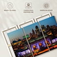 thumbnail image 6 of Elephant Stock Union Station And Downtown Kansas Wall Art - Horizontal Multi Panel Canvas - Living Room Wall Decor - Places Multi Panel - Blue And Gray Decor - 38" x 24", 6 of 8
