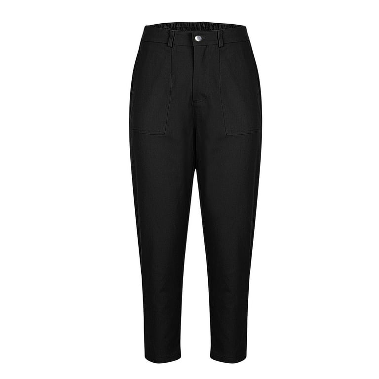 Annhoo Dress Pants for Women High Waisted Tapered Pants Elegant