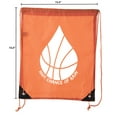 thumbnail image 2 of Mato & Hash Basketball Drawstring Bags with 3,6, and 10 pack bulk options, 2 of 4