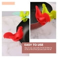 thumbnail image 3 of FESTFENDS Steam Release Lid Lifter Pot Lid Lifts Red Silicone 2Pcs, 3 of 8