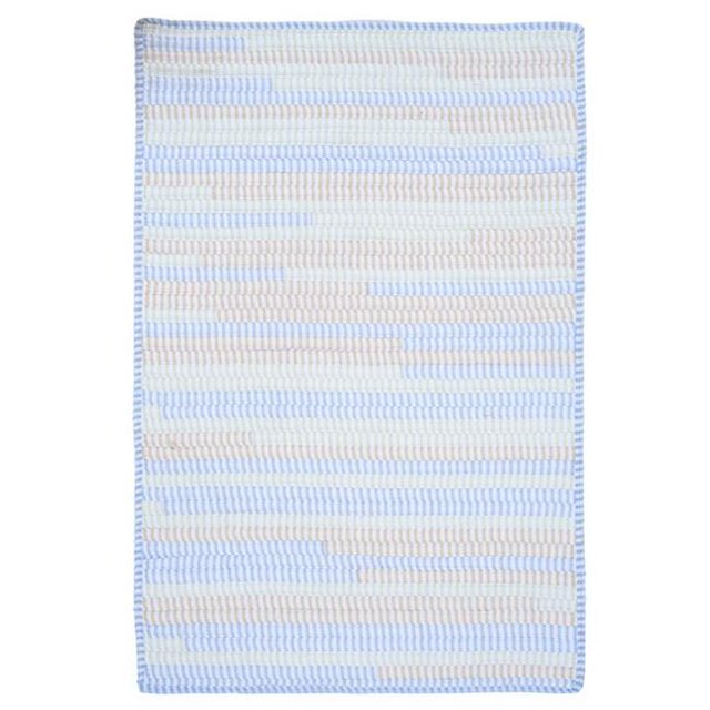 Colonial Mills Tapis TK58R024X036B Ticking Stripe- Starlight 2 Pi x 3 Pi Tapis Tressé