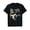 Black-17, variant on Graphic Wolf Nature T-Shirt - Unisex-Adults & Kids, Black, Small, Short Sleeve