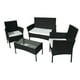 thumbnail image 1 of Juego 4 Pzas Para Exterior E Interior De Rattan Jardin Playa, 1 of 3