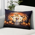 thumbnail image 2 of Mummy Beagle Happy Halloween with Pumpkins Bats Spooky Fun Pillowcase Double Sided Beagles Dog Lover Gifts Idea Pillow Case Covers - 00019, 2 of 3