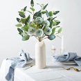 thumbnail image 3 of Artificial Flowers Faux Hydrangea Bouquet Fake Hydrangea Flowers with Eucalyptus Bouquet Combination for Wedding Centerpieces Floral Arrangements Home Decoration,Green (Vase NOT Including), 3 of 5
