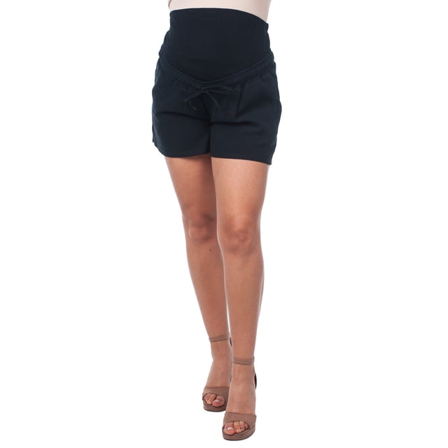 Short para Embarazo Casual Cómoda en manta Almacenes Mario Color Azul Marino Talla Unitalla