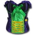 thumbnail image 3 of Adult Womens Sexy DC Comics Joker Corset Costume Accessory Large Size 10-12, 3 of 6