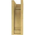 thumbnail image 4 of 5"W x 10"D x 15"H Classic Hughes Rough Cedar Woodgrain TimberThane Corbel, Primed Tan, 4 of 6