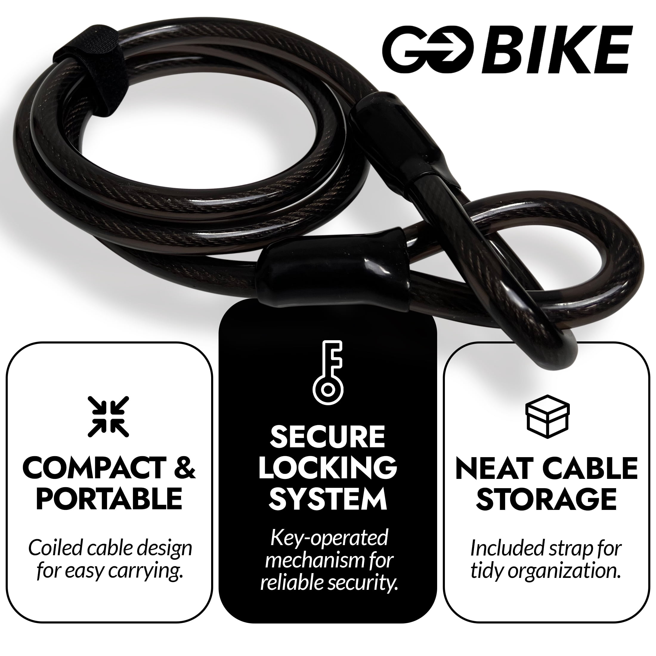 Heavy Duty Bike Lock - Anti-Theft Security for Mountain Bikes and More