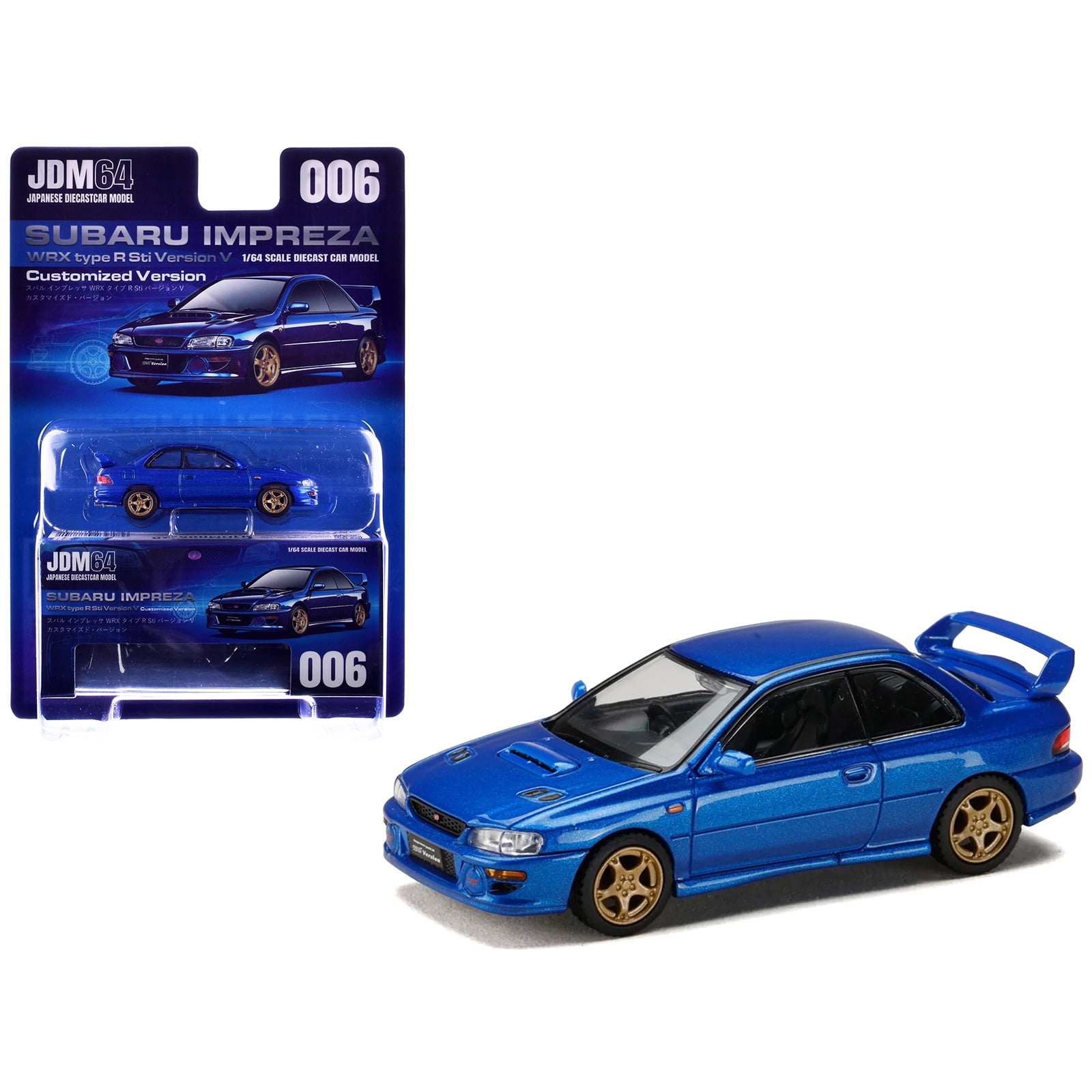 Subaru Impreza WRX STi Black 1/24 Diecast Model Car by Motormax Subaru Impreza WRX STi Black 1/24 Diecast Model Car by Motormax