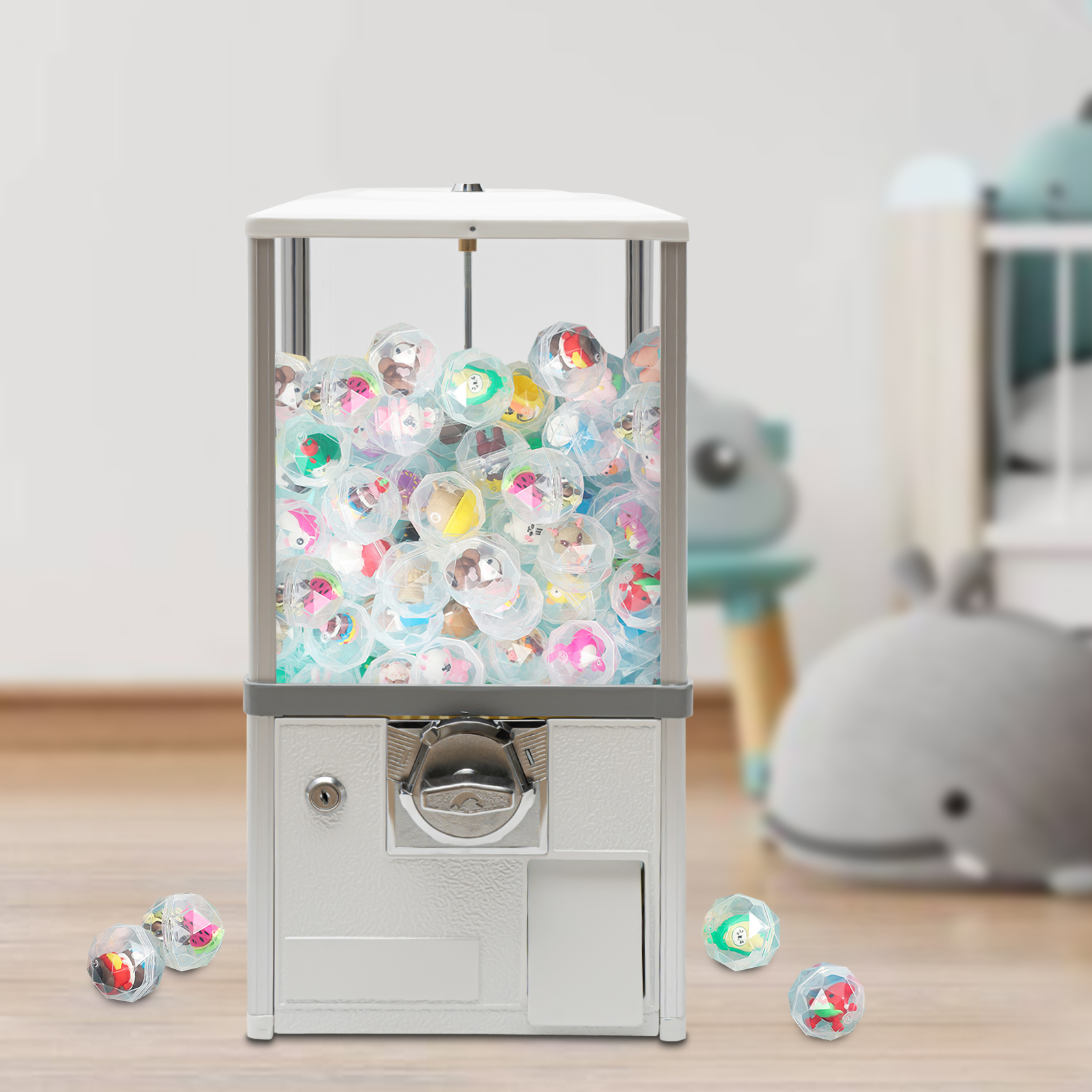 Miumaeov Gumball Machine 4.5-5cm Toy Candy Bulk Vending Machine Capsule for Retail Store
