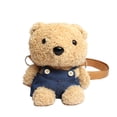 thumbnail image 1 of Bandolera con bandolera Fluffy Panda, cartera de uso diario para niños, 1 of 2