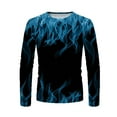 thumbnail image 5 of Patlollav Mens Tops Unisex Daily T Shirt 3D Print Long Sleeve Blouses, 5 of 6