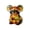Yellow - 14x11x15cm, variant on Squirrel Shaped Resin LED Night Light 15x15x9.5 Inch Desktop Ambient Lamp for Living Room Bedroom Indoor Decoration 5.9"
