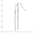 thumbnail image 2 of FB Jewels Sterling Silver Fancy Bar Dangle Earrings, 2 of 2
