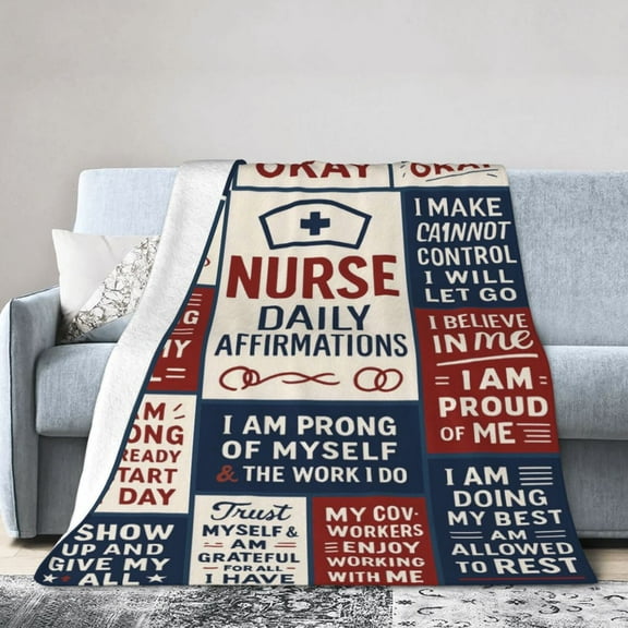 Nurse Gifts for Women, Nurses Week Gifts, Nursing Graduation Gifts, Gifts for Nurses Blanket, LPN RN Gifts for Nurse, Nurse Practitioner Appreciation Gifts Throw Blanket 50x40