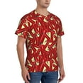 thumbnail image 4 of Yiaed Fire Extinguisher Print Mens Short Sleeve Tight Fit T-Shirt, Crewneck Casual Tee-Medium, 4 of 5