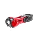 thumbnail image 1 of Soidarity Vástago del manillar de la bicicleta, horquilla delantera, aleación de aluminio de 31,8 MM, extensor de bicicleta ajustable de 85 grados, Ciclismo Rojo 28.6 mm 110 mm Soidarity OD021782-05, 1 of 6