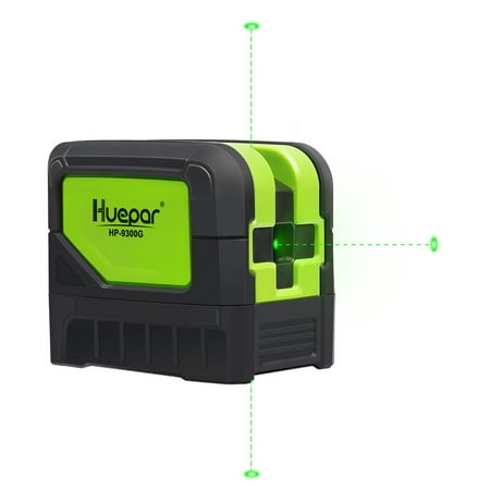 

Huepar 3 Point Laser Self-leveling Green Beam Laser Level with Plumb Spots for Soldering and Points Reference Positioning 9300G