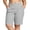 Gray#13, variant on UVEASISHA Plus Size Summer Shorts for Women with Pockets High Waisted Stretch Bermuda Shorts Casual Daily Wear Khaki 3XL
