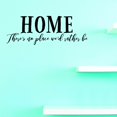 thumbnail image 1 of Custom Decals Home Theres No Place We'd Rather Be Wall Art Size: 16 X 40 Inches Color: Black, 1 of 1