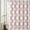 Blush and White, variant on Coffee Wave Checkered Shower Curtain, Vintage Boho Mid Century Modern Retro Aesthetic 70S Bathroom Decor Set Waterproof Polyester with Hooks 72x72 inches