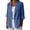 A1 Blue, variant on Women's Blazer Jacket Short Sleeve Summer Casual Lightweight Button Lapel Blazers with Pockets Blazers Work Office Suit Open Front Short Sleeve Suit Lapel Jacket with Pockets White XL