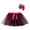 Hot Pink, variant on PMVFHDE Summer Skirts for Girl Kids Girls Ballet Skirts Party Dot Patchwork Colour Dance Skirt Hairpin Set Black,5-8 Years
