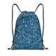 thumbnail image 1 of Fotbe Blue Glitter Bolsa Mochila con Cordón Estampada, Bolsa de Gimnasio Deportiva, Bolsa Cinch, Bolsa con Cordón para Hombres y Mujeres-Medium, 1 of 6