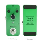 M-VAVE DELAY Analog Delay Echo Guitar Effect Pedal Zinc Alloy Shell True Bypass