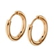 thumbnail image 2 of Jumpingount Pequeños pendientes de aro de plata Tecnología de galvanoplastia Durabilidad brillante Aros de moda Regalos Accesorios de joyería Type3 NO3, 2 of 6
